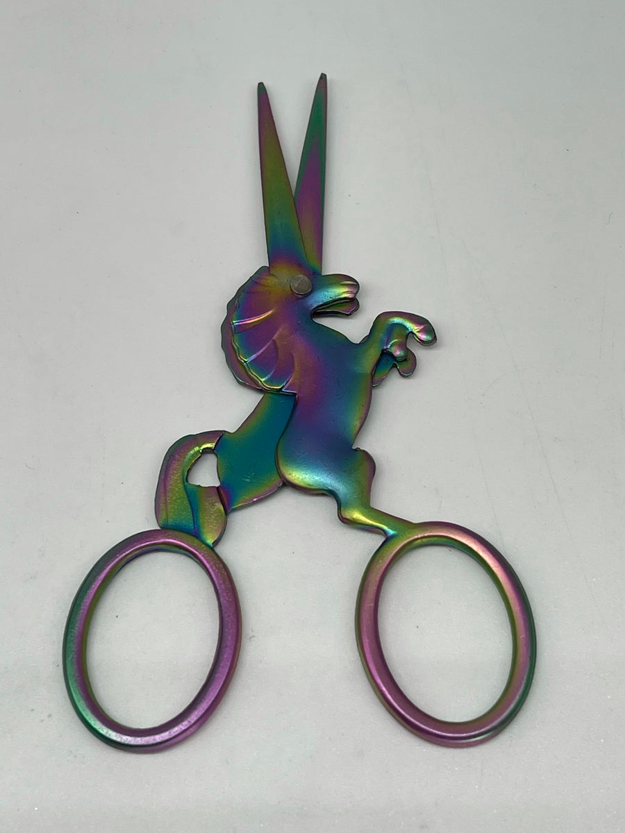 Iridescent Unicorn Embroidery Scissors