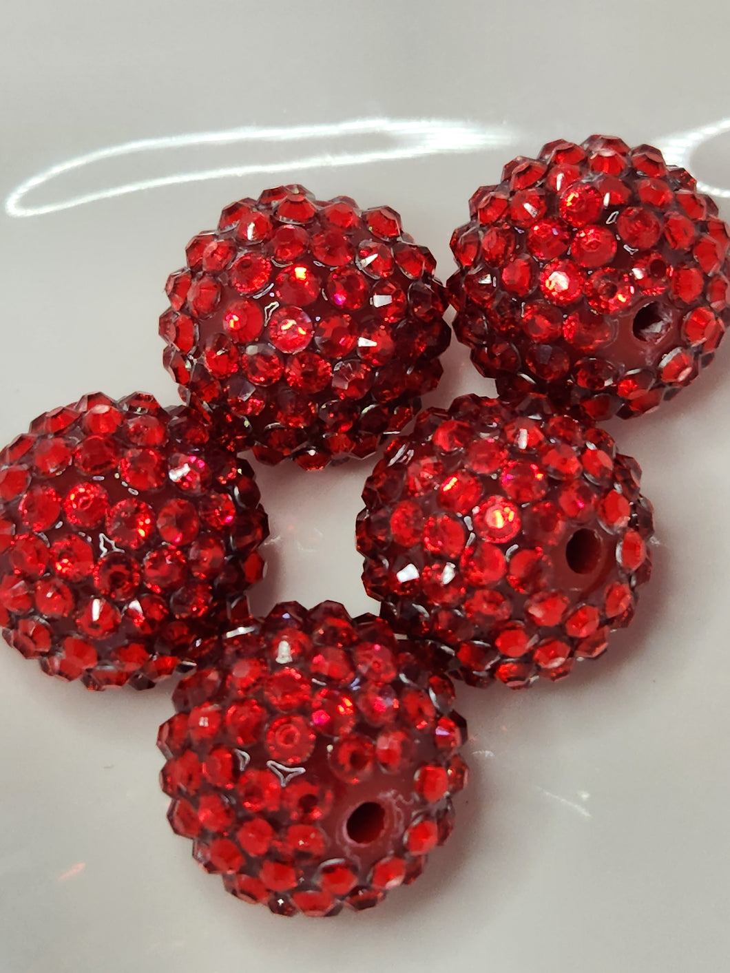 Red Rhinestone rbgb84